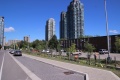 Elm Drive Mississauga After retrofit with permeable pavement and bioretention cells.JPG
